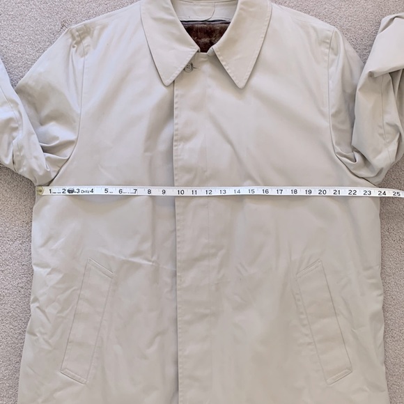 London Fog Vintage Heavy Plush Lined Trench Coat - Picture 16 of 17